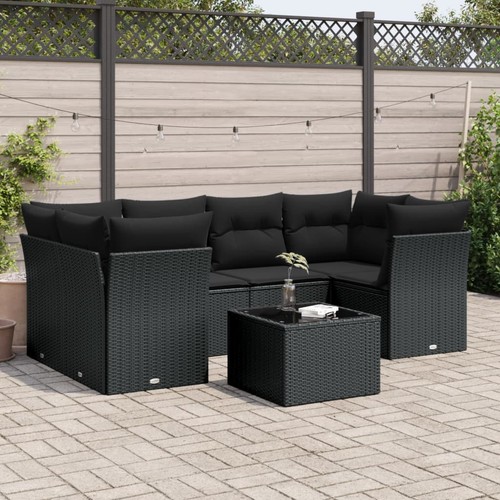 Salon jardin avec coussins - salon,