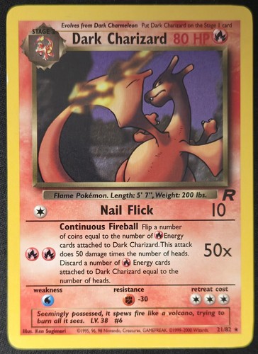 Dark charizard team - dark, 21/82