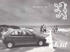 Catalogue Brochure Peugeot 106