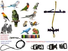 Bavoir Perroquets Jaune Violet Élastique Cou 3MM De Perruches À Amazone