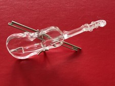 CRISTAL SWAROVSKI FIGURINE - VIOLONCELLE & BOITE D’ORIGINE CERTIFICAT - ETAT +++