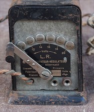 French Regulator Transformer LR Le Rapide H3 120 Volts ~ 10/20 Volts