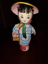 Vintage asian doll folk - folk, art