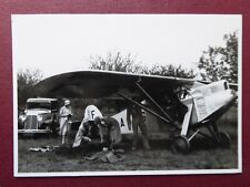 CARTE POSTALE AVIATION POSTCARD MOTEUR RENAULT AVION TOURISME CAUDRON 1934