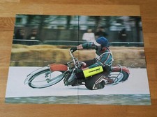 Poster vintage ICE TRAK racing  ?? Jawa CZ Puch Speedway Course de glace USSR 
