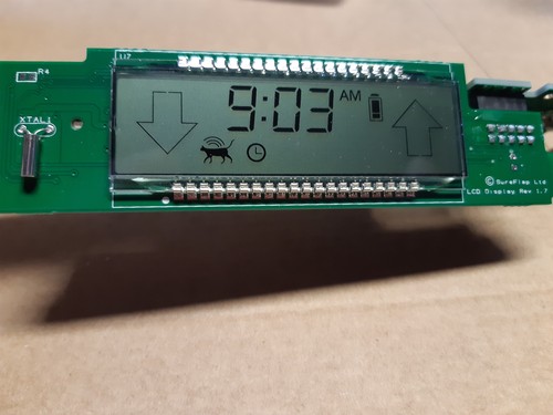 Afficheur lcd pour une - pour,