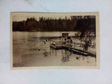 Cpa 58 en MORVAN Lac des Settons la baignade et ponton Apollon animée