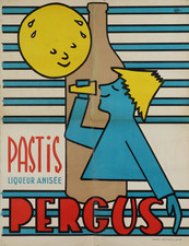 affiche poster  pastis pergus