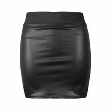 Jupe Mini En PVC Pour Femmes