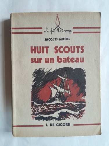 Huit scouts sur bateau j - huit,