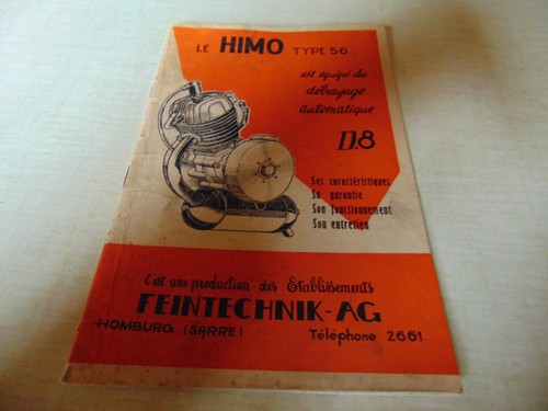 Notice moteur himo d8 - notice,