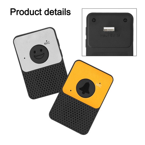 Sonnette interphone fil - , pour