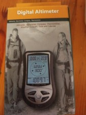 Black Digital Altimeter