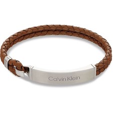 Bracelet Homme CK CALVIN KLEIN ICONIC 35000405 Cuir Brun