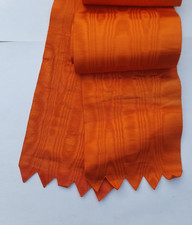 Maroc Ouissam Alaouite, écharpe de Grand Croix nœud non fait, largeur 10 cm