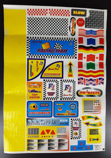 MAJORETTE Planche ancienne Autocollant Formule 1 ref 861 voiture miniatures