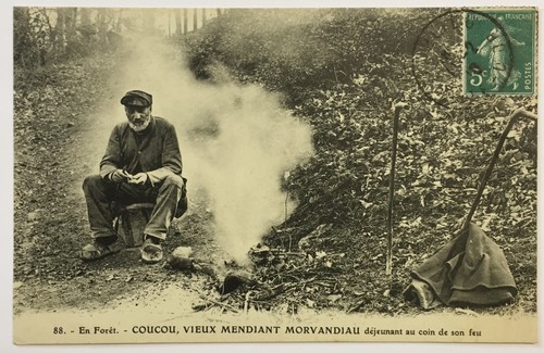 Cpa forêt coucou - en,
