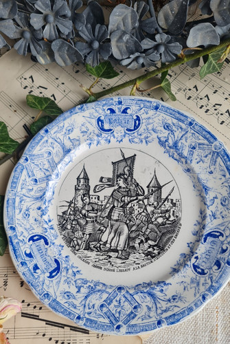 Ancienne assiette - ancienne,