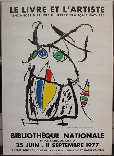 Joan miro original poster - original,
