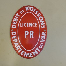 Plaque emaillee ancienne