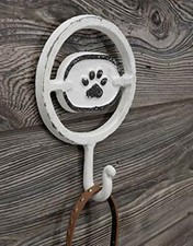 NEW White Cast Iron Dog Leash