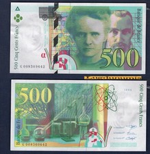 500 Francs Pierre et Marie