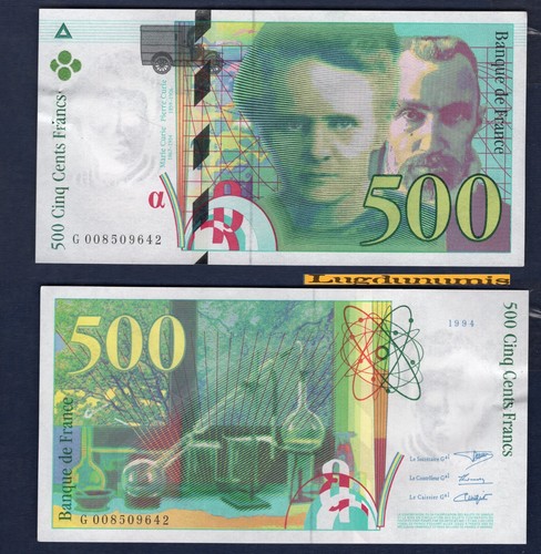 500 francs pierre - pierre, et