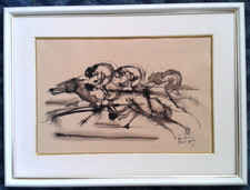 " Course de Chevaux " Beau