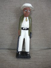 Statuette peinte "colon" art