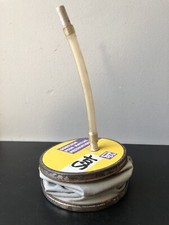 Vintage Ancien Gonfleur Matelas Pneumatique SCOT Camping Tôle Publicitaire