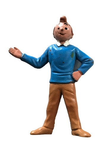 Tintin figurine esso - tintin,