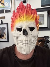 Ghost Rider Mask Demon Flame