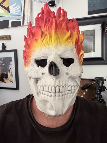 Ghost rider mask demon flame - rider,