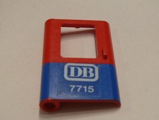 Lego 1 x Red / rouge Door 1 x 4 x 5 Train Left with Blue Bottom Half DB 7715