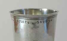 TIMBALE en ARGENT, minerve 1