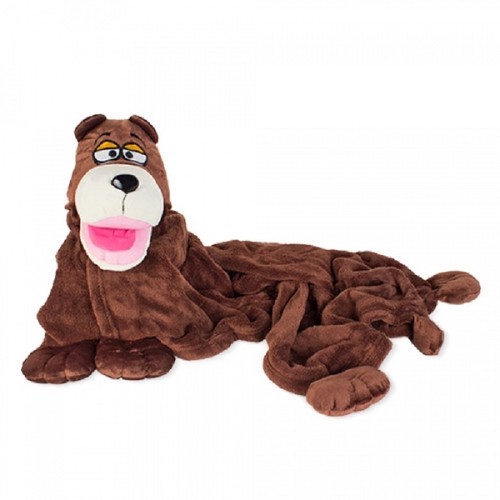 Couverture ours marron - marron, triple