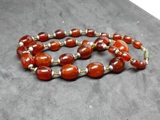 JOLI COLLIER ANCIEN en AMBRE