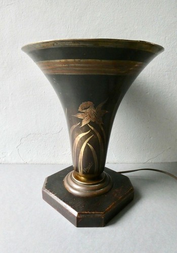 Lampe art deco signée - art,