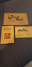 JOEL THEZARD LOT DE 3 LIVRES ILLUSTRES ANCIENS EO 1930 SUR NOEL LA RELIGION 