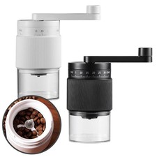 Moulin à grains de café manuel ergonomique avec 35 réglages pour un broyage f