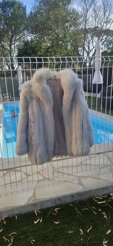 Veste véritable renard - en,