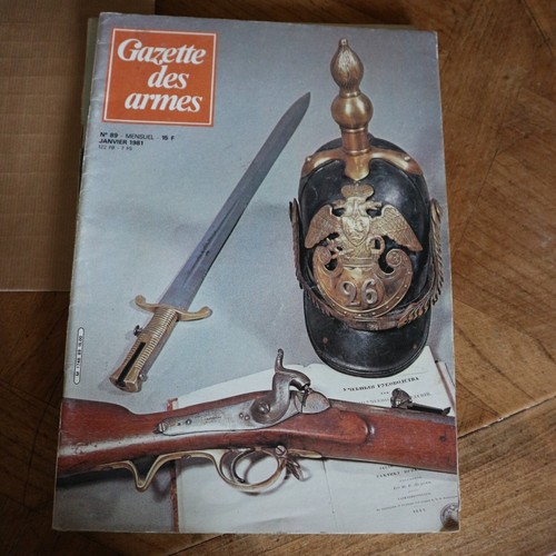 Revue gazette armes 1981 - gazette,