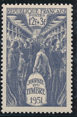 Timbre france 879 journée - france,