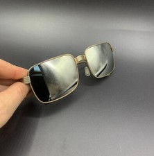 Lunette 70 Chrome Verre Miroir Vintage Aviateur