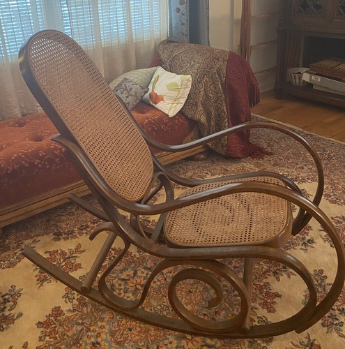 Vintage bentwood rocking chair - bentwood,