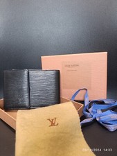 1996 Louis Vuitton LV PORTE CHEQUE cuir Épi 1996 Boîte Dutsbag Bah 
