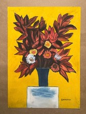 OSWALDO GUAYASAMIN Dessin sur papier (fait main) signé et estampillé...