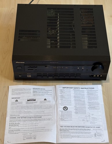 Pioneer vsx d608 channel - pioneer, vsx-d608