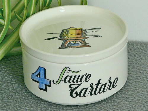 Pot sauce tartare - sauce, service