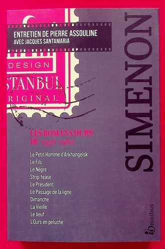 Simenon les romans durs - /,
